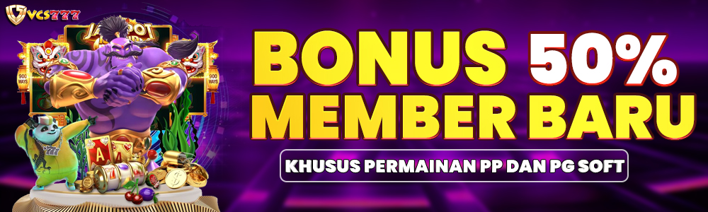 MEMBER BARU SLOT 50%